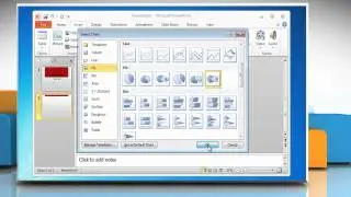 Microsoft® PowerPoint 2010: How to insert chart into presentation on Windows® 7?