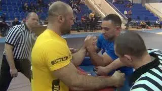 Rustam Babaev vs. Georgy Haspekov 2018 (Lotoshino, open class) #armwrestling