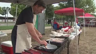 Ohio State fans tailgate for season opener and celebrate 1st win