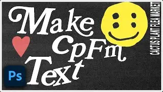 How To Make CPFM TEXT (EASY) | Photoshop Tutorial 2022