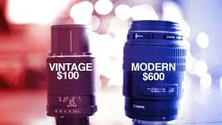 VINTAGE $100 Pentax Takumar Macro Lens vs a Modern $600 Canon Macro Lens