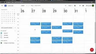 GSuite Solutions: Teacher Schedules and Google Calendar