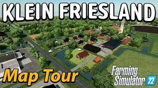 SUPER DETAILED DUTCH MAP! KLEIN FRIESLAND MAP TOUR! 🗺️ GRAINMAN TRAVELS ✈️