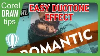 Easy duotone effect in CorelDraw