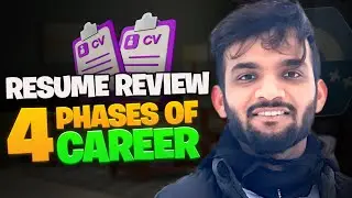 Resume Review | 4 Phases of Career | MNCs and Startups Oriented