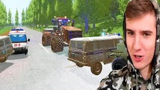 ПОГОНЯ ЗА УГНАННЫМ ТРАКТОРОМ ! - RUSSIA FARMING SIMULATOR 2017