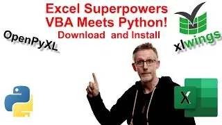 Download and install xlwings and python for Excel VBA