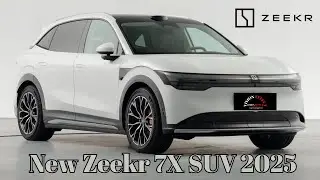 Hidden Energy Design | White Color | Close-Up Details | New Zeekr 7X SUV 2025