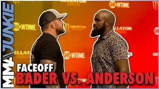 Ryan Bader vs. Corey Anderson faceoff – Bellator light heavyweight grand prix semi-final