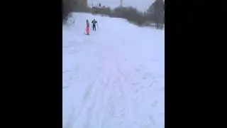 На лыжах по весеннему снегу
