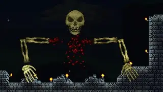 Terraria 1.4 Master Mode - Skeletron Boss Fight