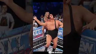 💥Andre The Giant vs Alexa Bliss💥Part 2 WWE 2K24 #alexabliss #wwe #wwe2k24 #shorts #smackdown #viral