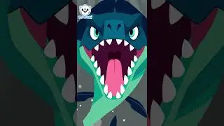 Something huge approaches😨 | Mosasaurus | Giant Sea Lizard🌊 | Dinosaur Song | Kids Song | TOMTOMI