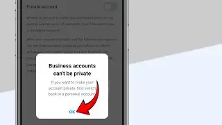 Instagram Business Account ko Private kaise kare | Business Account Ko Private kaise kare