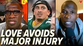 Unc & Ocho react to Packers' Jordan Love avoiding major injury in loss to Eagles | Nightcap