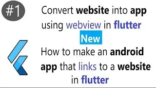 Convert website into app using webview in flutter || WebView in flutter