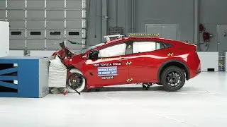 2023 Toyota Prius updated moderate overlap IIHS crash test