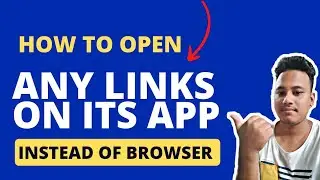 Fix Link Direct Open In Browser Problem Solved