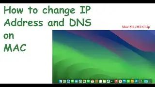 How to change IP address and DNS on Mac | 2024