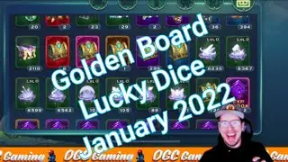 Golden Board - Lucky Dice - January 2022, Lets Have Some Luck! Art of Conquest with OGC