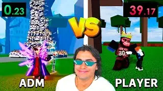 RECORDE DE ADM VS JOGADOR COMUM no Blox Fruits