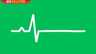 Green Screen Pulse Animation | Heart Beat | 4K | Global Kreators