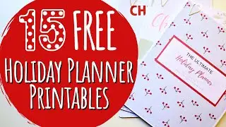 15 Free Printable Holiday Planners