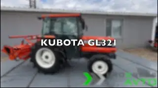 Обзор Японского минитрактора Kubota GL321 с кабиной в наличии с ПСМ