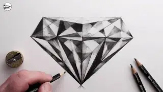 How to Draw a Diamond: Narrated Step-by-Step