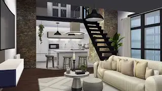 Modern Loft • The Sims 4 • No CC | Speed Build