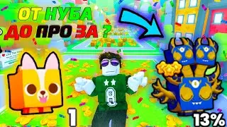 ИСТОРИЯ ПРОКАЧКИ НУБА В Pet Simulator 99 РОБЛОКС (ROBLOX)