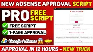 ✅ Adsense Approval on Love Calculator Tool Site (Pro Script FREE) | Tool Website Kaise Banaye - 2024