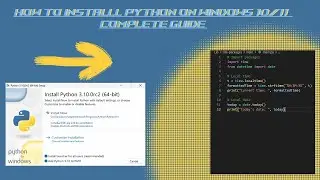 How to Install Python on Windows 11/10 Guide