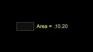 Area form hatch and replac to the text Autolisp