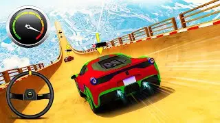 Crazy Superhero Car Stunt Race 2023 - Car Racing Stunts Driver Simulator / Android GamePlay