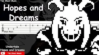Undertale - Hopes and Dreams Guitar Tutorial