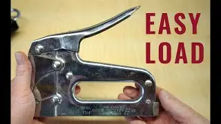 How to Load a Staple Gun