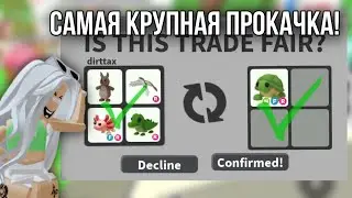 ПРОКАЧКА ИНВЕНТАРЯ ПОДПИСЧИЦЫ В АДОПТ МИ Ч3 👀🐢