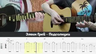 Elvin Grey – Подсолнухи. Две гитары с вокалом, табы и аккорды