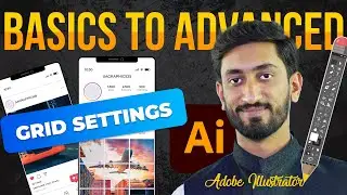 How to setup Illustrator Grid | Illustrator Tutorial