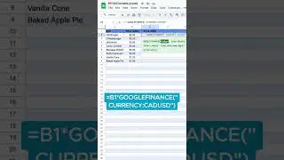 Learn GOOGLEFINANCE function basics #googlesheets #googlefinance #googlesheetstips