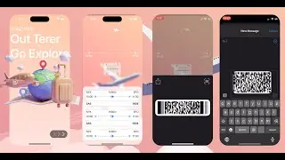 Building Functional Fly Ticket App with SwiftUI: Onboarding Animation, Barcode Scanning & Sharing