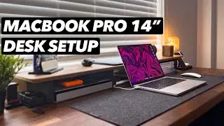 Productivity Desk Tour 2021 with the NEW MacBook Pro 14"