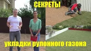 Как уложить рулонный газон