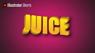 Juice Twisted Text Effect | Illustrator Tips and Tricks