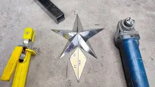 Secret Technique | How to Make a STAR using Stainless steel Square Tube 