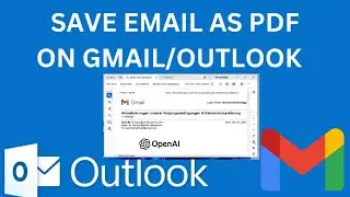 Convert Outlook/Gmail Email to PDF | Save an Email as a PDF