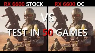 AMD Ryzen 5 5600G + RX 6600 | 8GB VRAM | 16GB RAM | Test in 50 Games | STOCK vs OC Comparison