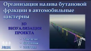3D КМД ОРГАНИЗАЦИЯ НАЛИВА БУТАНОВОЙ ФРАКЦИИ В АВТОМОБИЛЬНЫЕ ЦИСТЕРНЫ