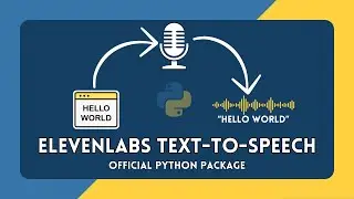 Generate AI Speech from Text using the ElevenLabs Python Package!